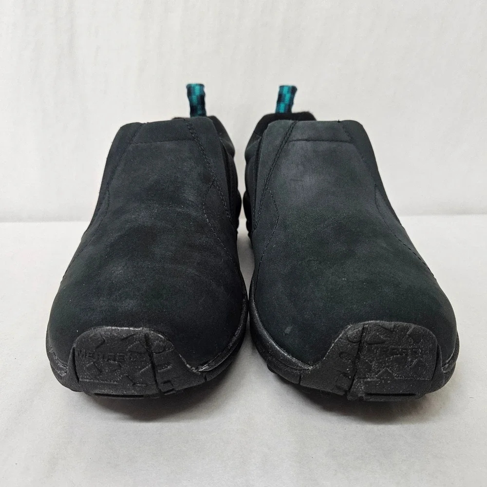 Merrell Jungle Moc Suede Slip On Shoes J55992 Black Womens Size 10